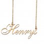 Personalized Custom 18k Gold Plated Any Name Necklace for Women Lessly