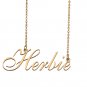 Personalized Custom 18k Gold Plated Any Name Necklace for Women Leticia