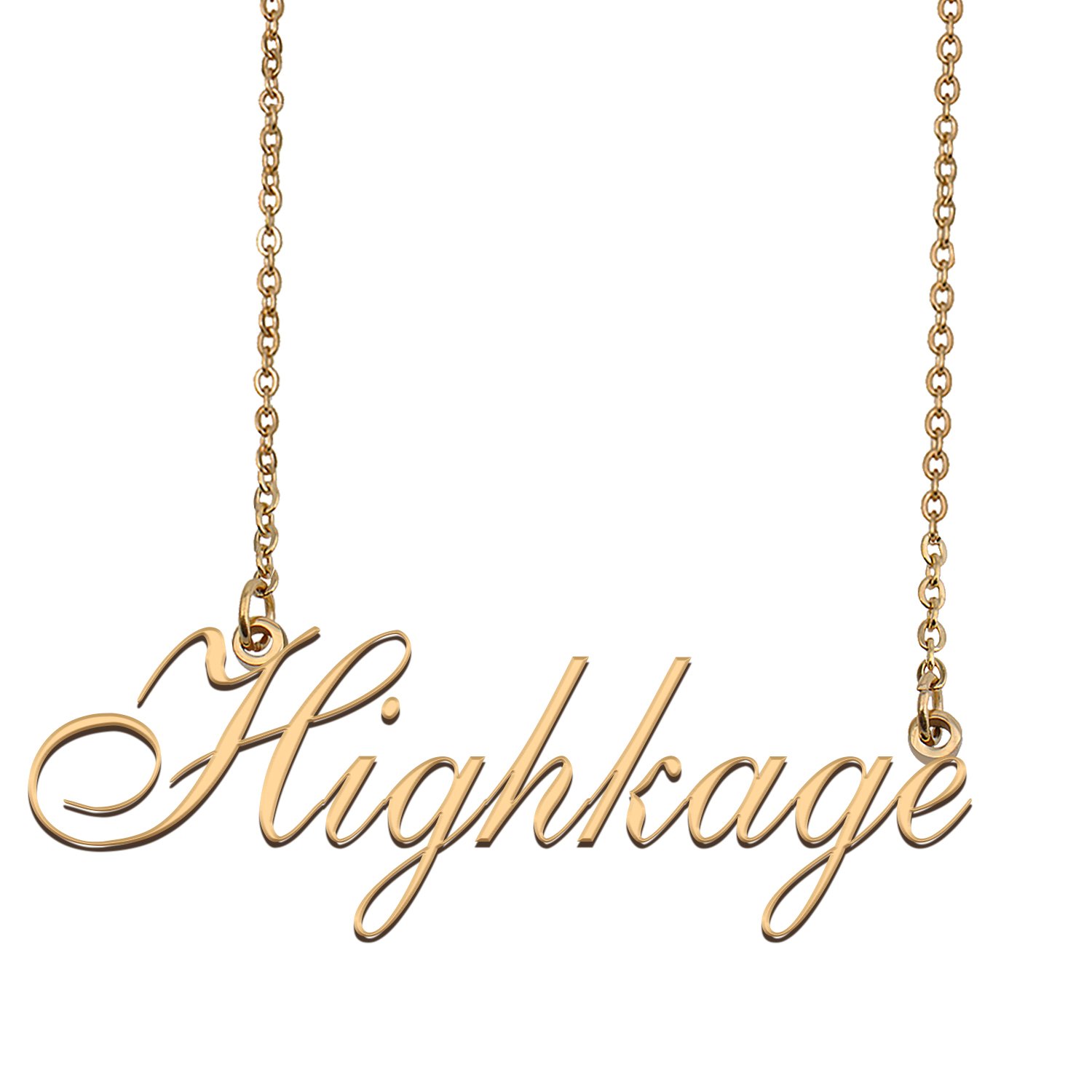 Personalized Custom 18k Gold Plated Any Name Necklace for Women Lexcii