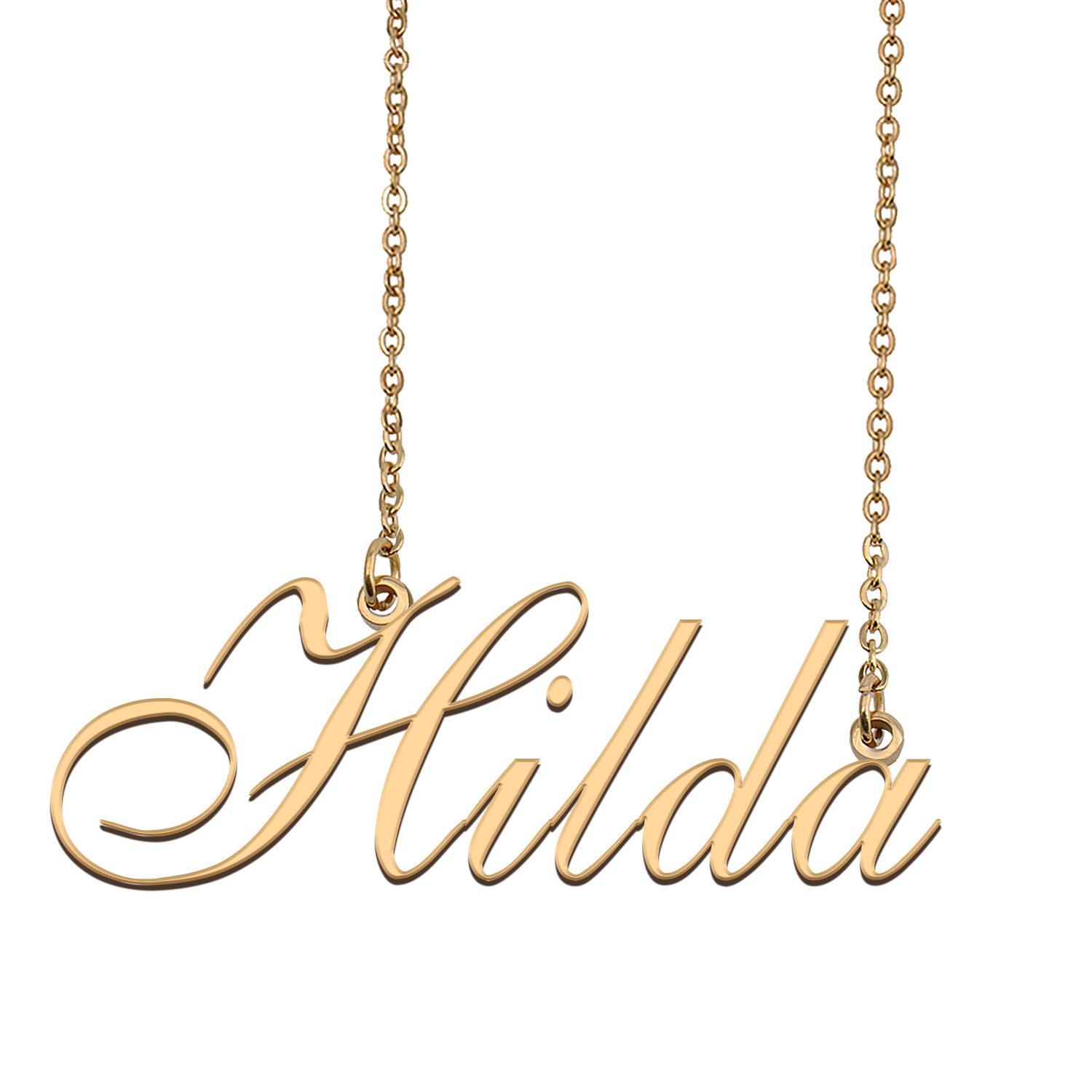Personalized Custom 18k Gold Plated Any Name Necklace for Women lexx