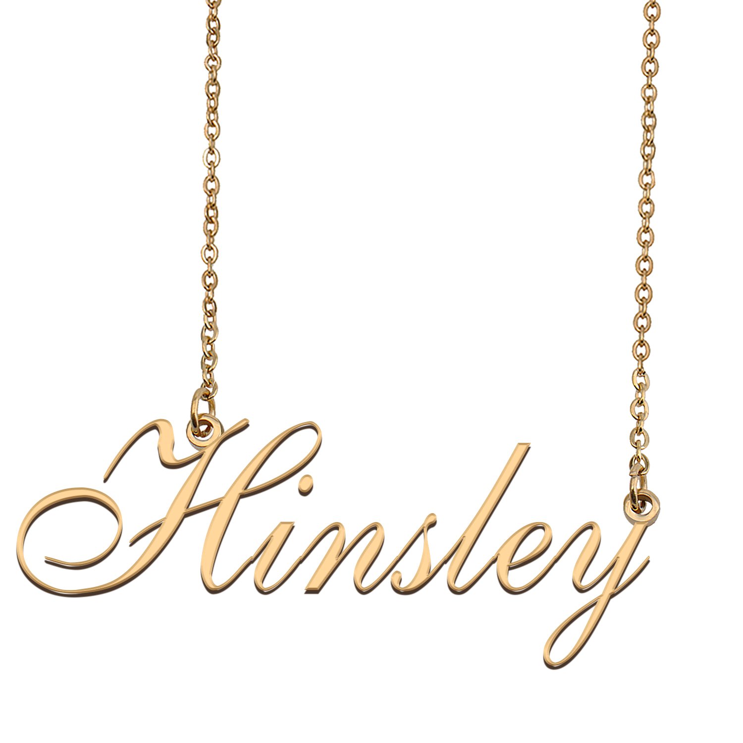 Personalized Custom 18k Gold Plated Any Name Necklace for Women Leylani