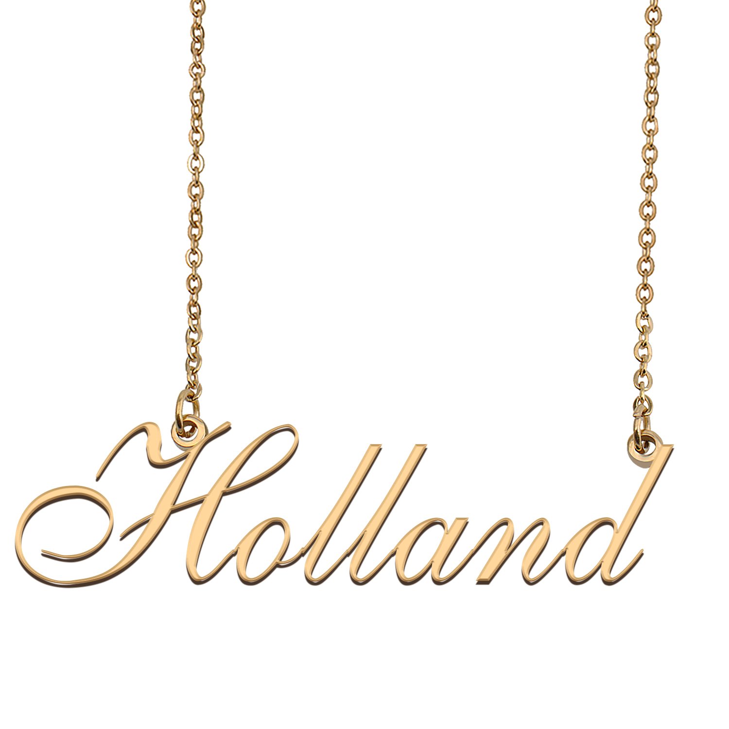 Personalized Custom 18k Gold Plated Any Name Necklace for Women Lianie