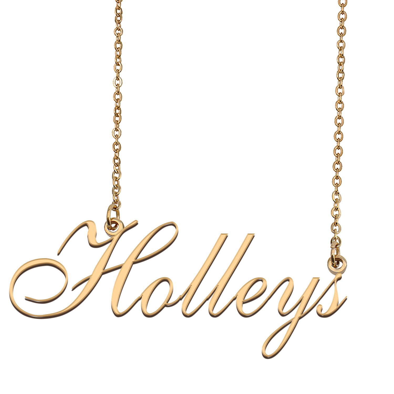 Personalized Custom 18k Gold Plated Any Name Necklace for Women Liberian