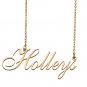 Personalized Custom 18k Gold Plated Any Name Necklace for Women Liberian