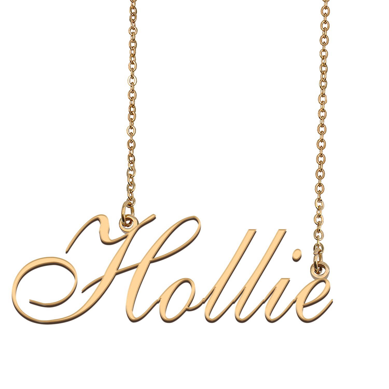 Personalized Custom 18k Gold Plated Any Name Necklace for Women Libra