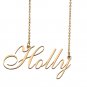 Personalized Custom 18k Gold Plated Any Name Necklace for Women Licker