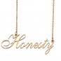 Personalized Custom 18k Gold Plated Any Name Necklace for Women Light