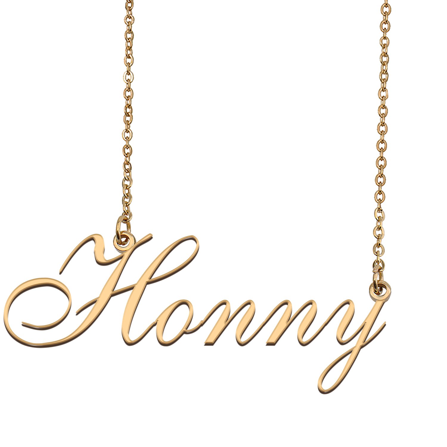 Personalized Custom 18k Gold Plated Any Name Necklace for Women Lihz