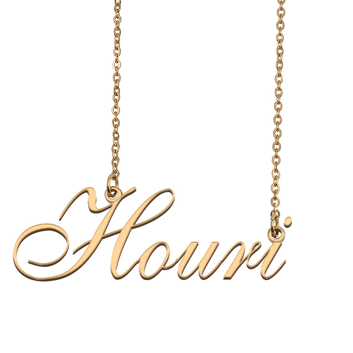 Personalized Custom 18k Gold Plated Any Name Necklace for Women lild
