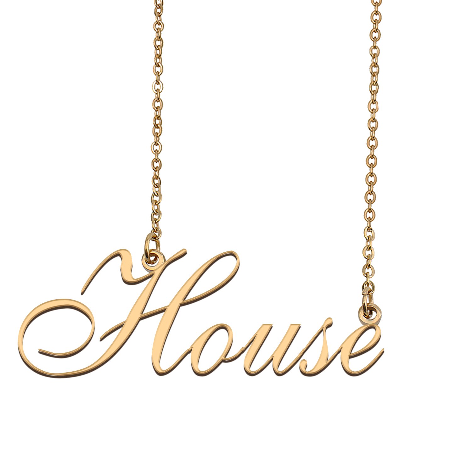 Personalized Custom 18k Gold Plated Any Name Necklace for Women Lileeanna