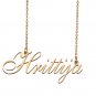 Personalized Custom 18k Gold Plated Any Name Necklace for Women Liliana