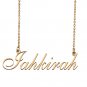 Personalized Custom 18k Gold Plated Any Name Necklace for Women Lina