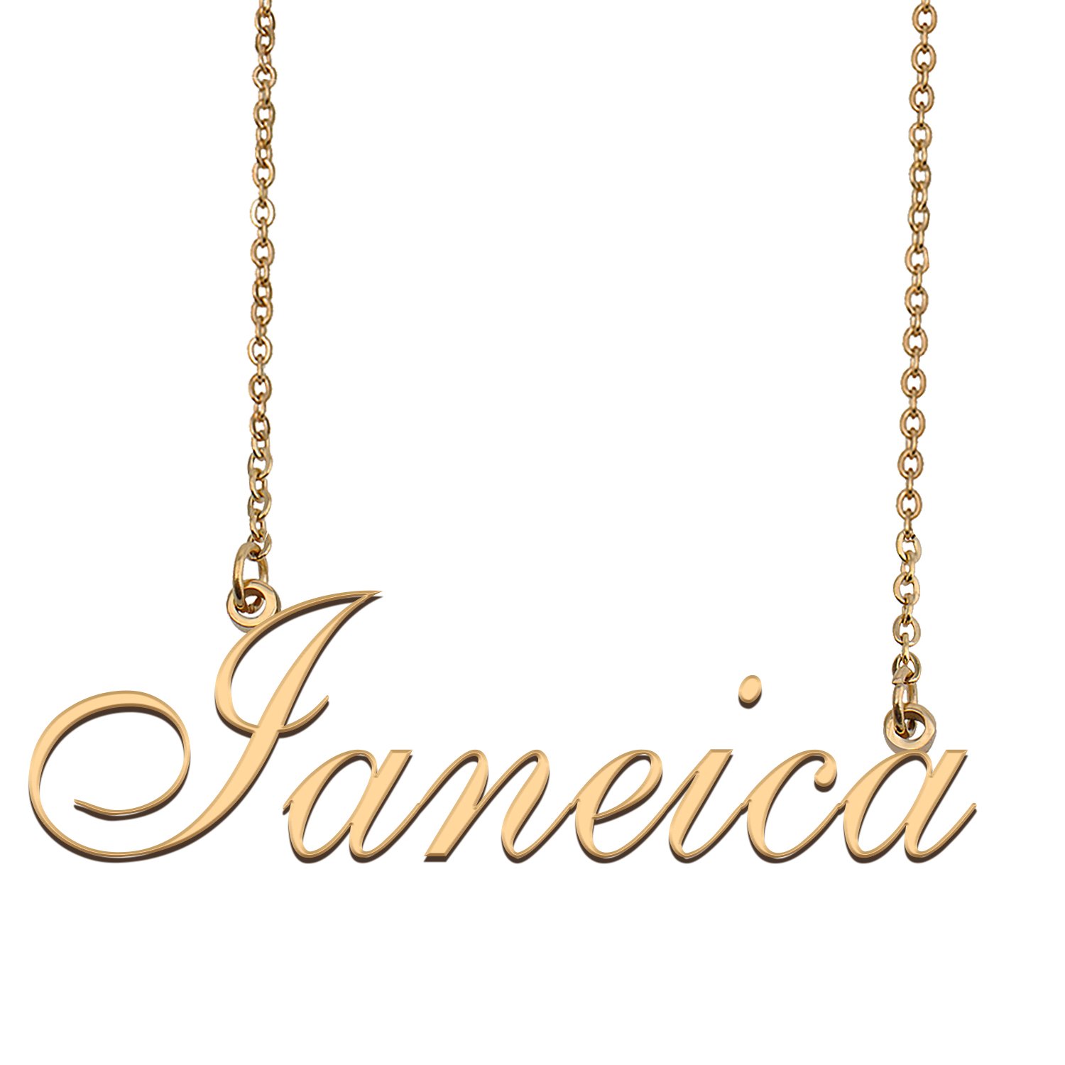 Personalized Custom 18k Gold Plated Any Name Necklace for Women Lindsay