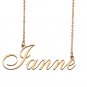 Personalized Custom 18k Gold Plated Any Name Necklace for Women Lindsey