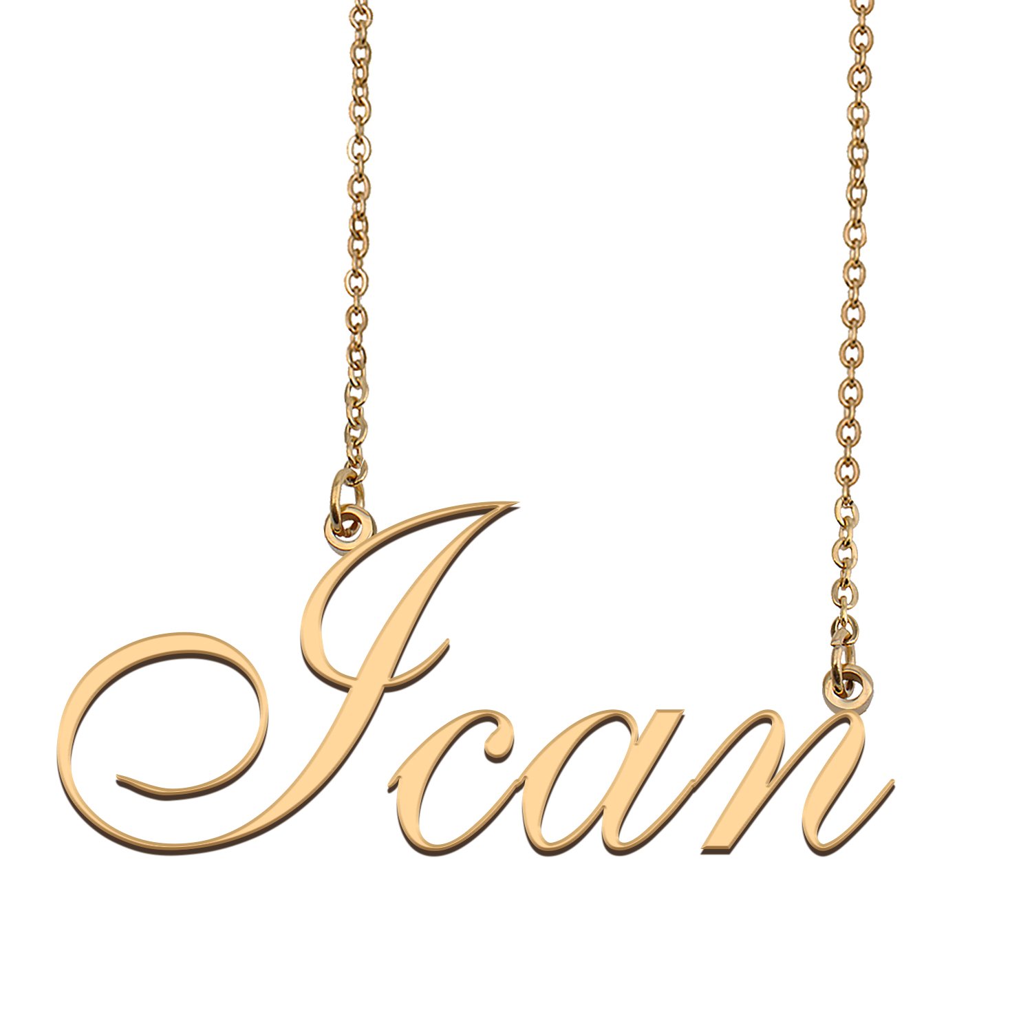 Personalized Custom 18k Gold Plated Any Name Necklace for Women Linnette