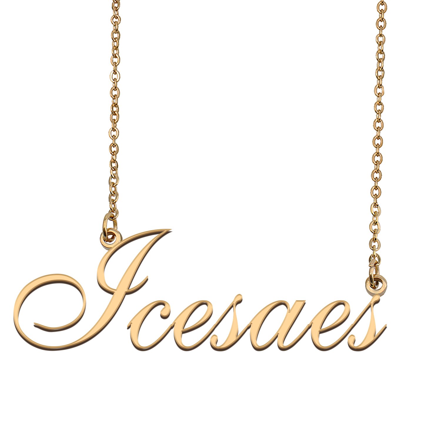 Personalized Custom 18k Gold Plated Any Name Necklace for Women Linnie