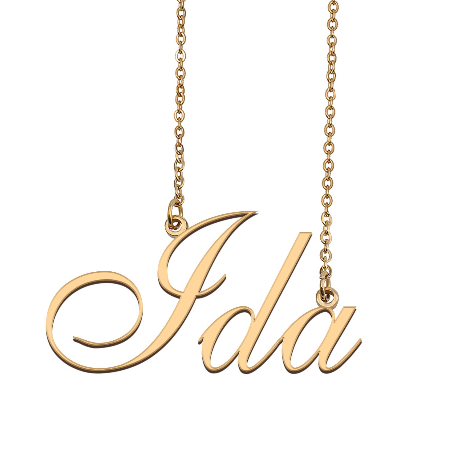 Personalized Custom 18k Gold Plated Any Name Necklace for Women Liora