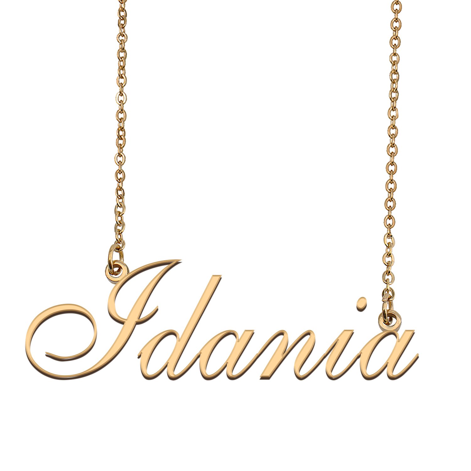 Personalized Custom 18k Gold Plated Any Name Necklace for Women Liqueski
