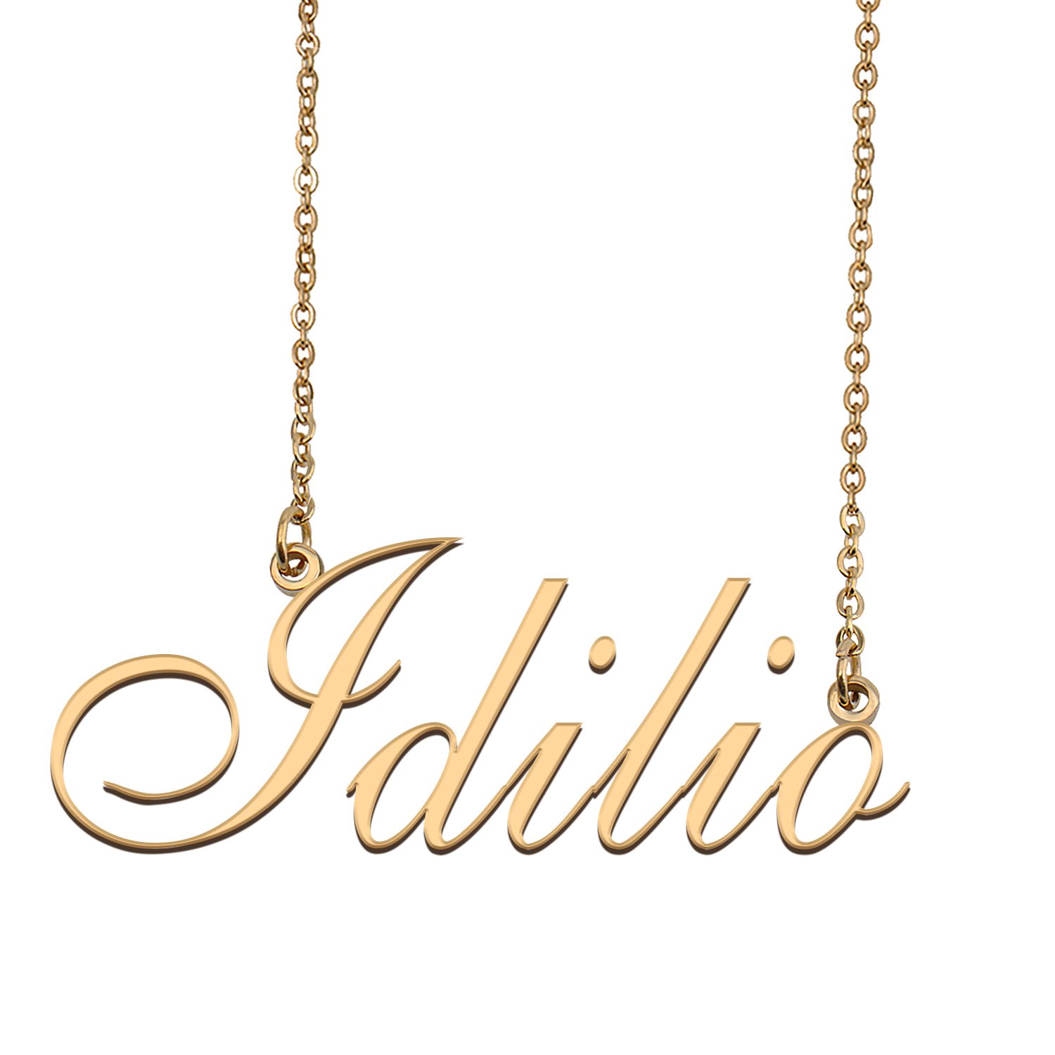 Personalized Custom 18k Gold Plated Any Name Necklace for Women Lisette