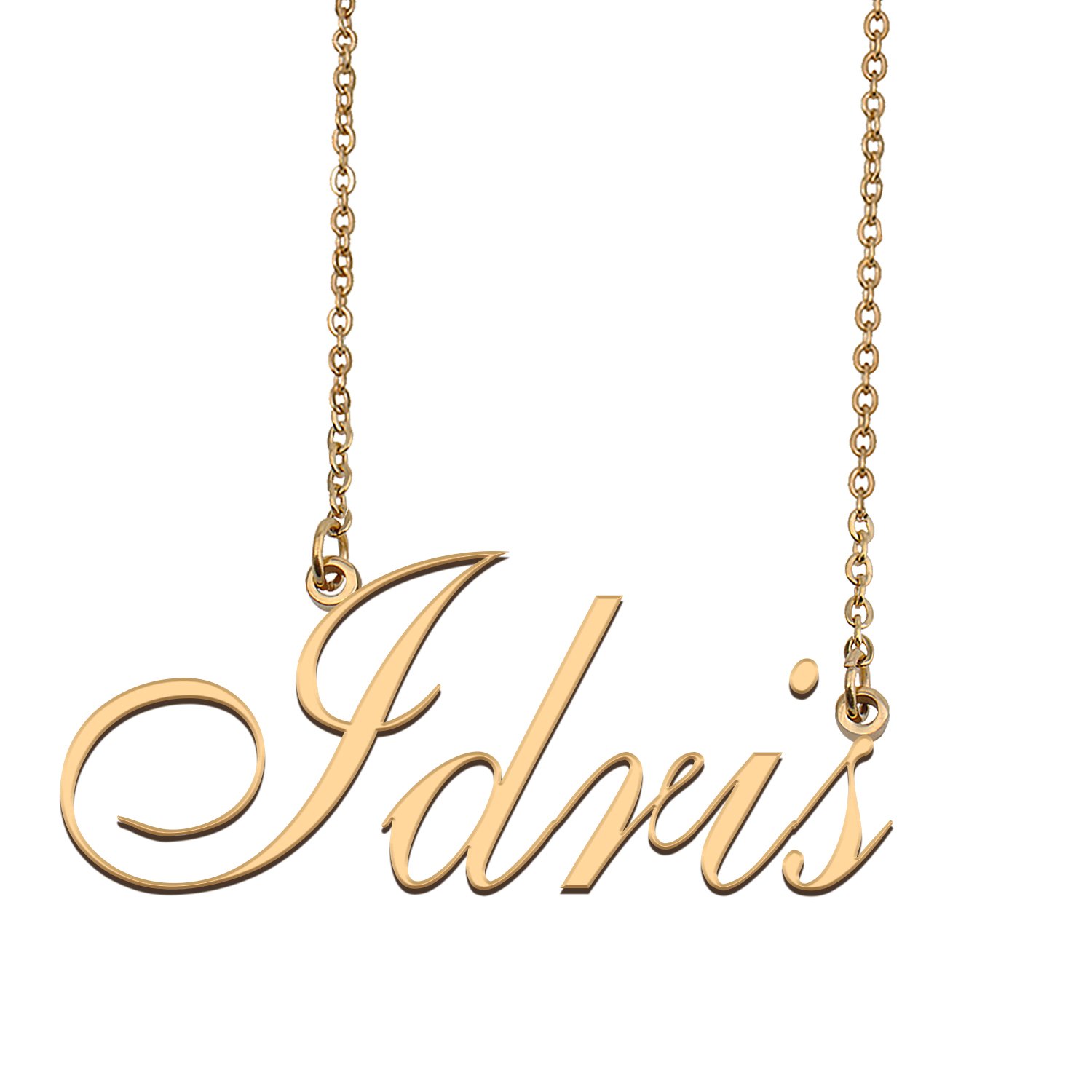 Personalized Custom 18k Gold Plated Any Name Necklace for Women Lissa