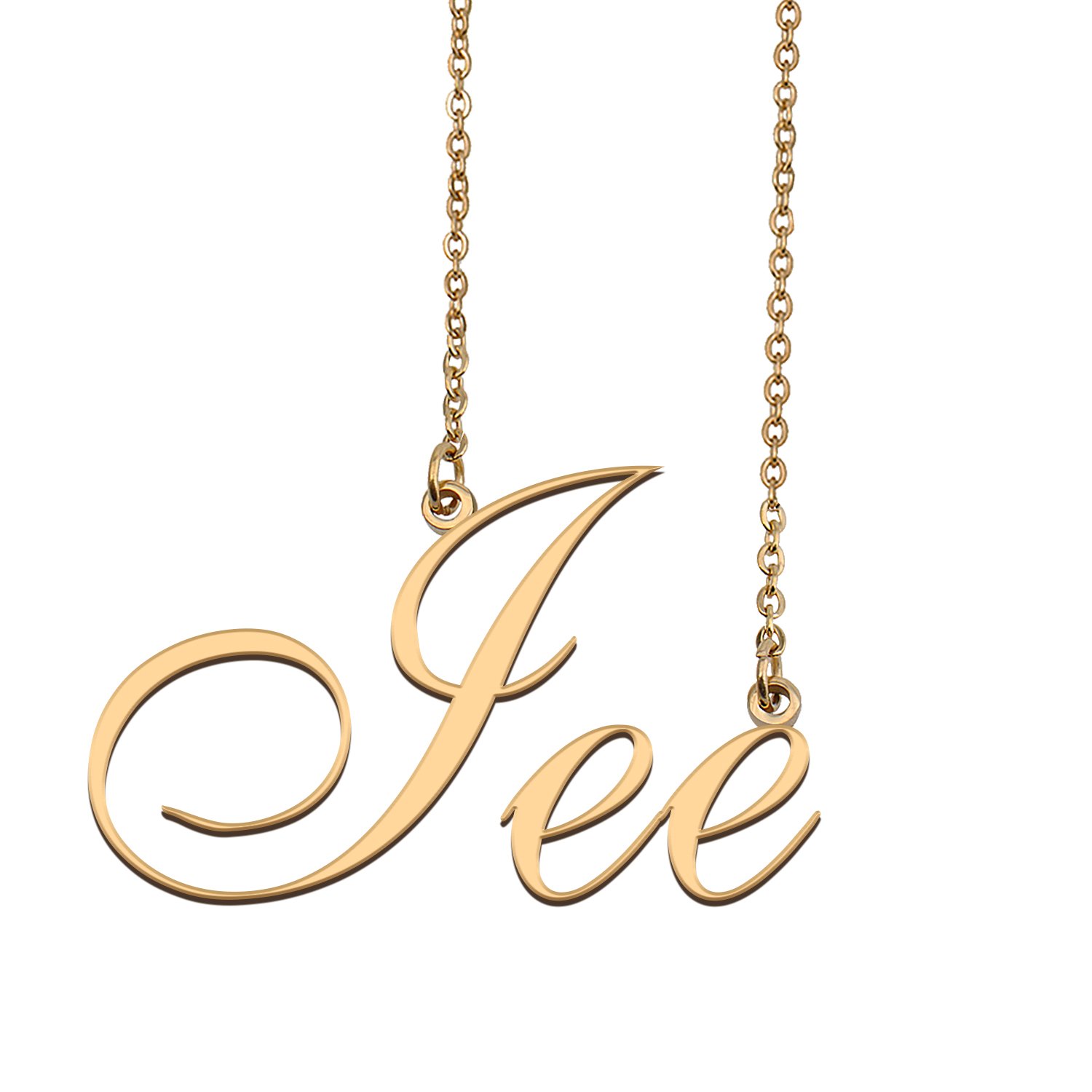 Personalized Custom 18k Gold Plated Any Name Necklace for Women Lisset