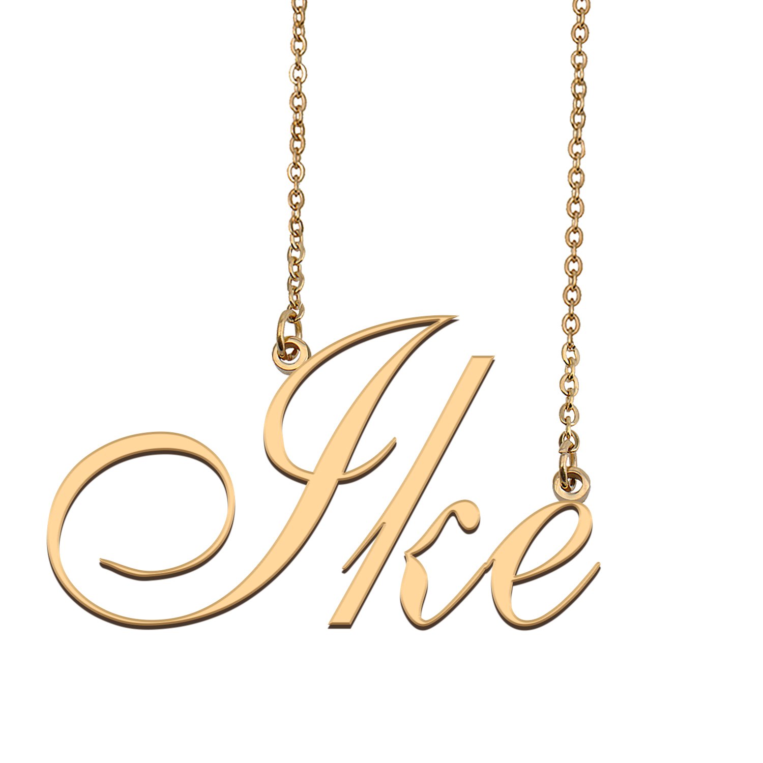 Personalized Custom 18k Gold Plated Any Name Necklace for Women Live