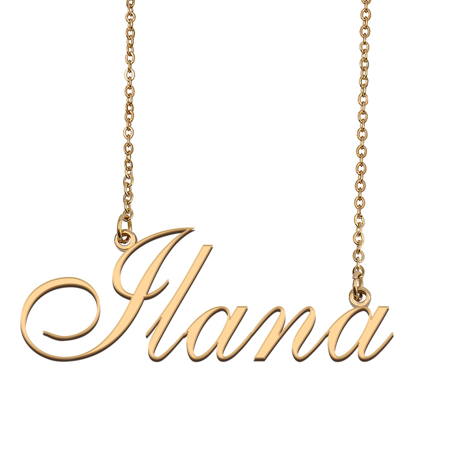 Personalized Custom 18k Gold Plated Any Name Necklace for Women Liveli