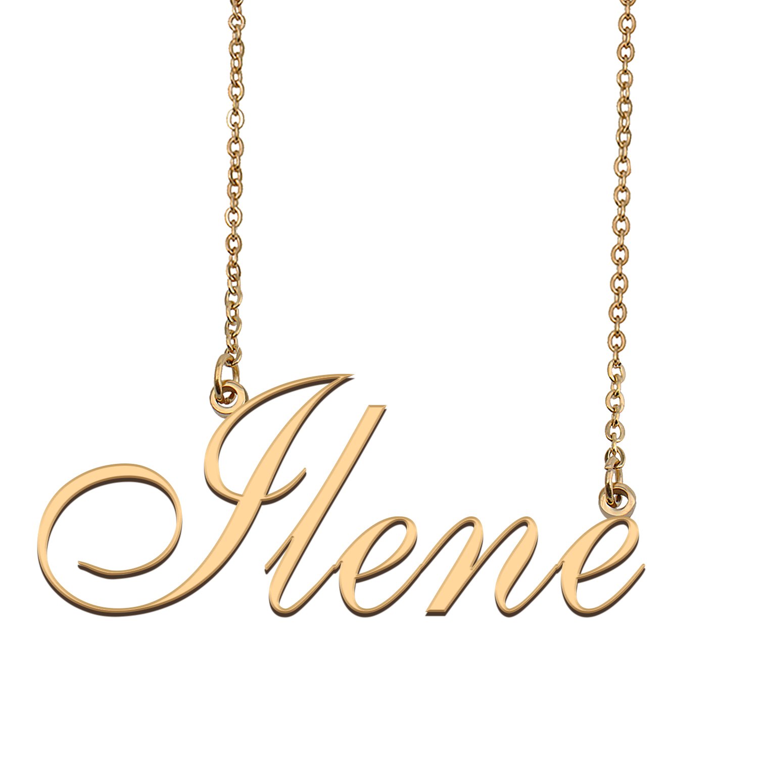 Personalized Custom 18k Gold Plated Any Name Necklace for Women Livia