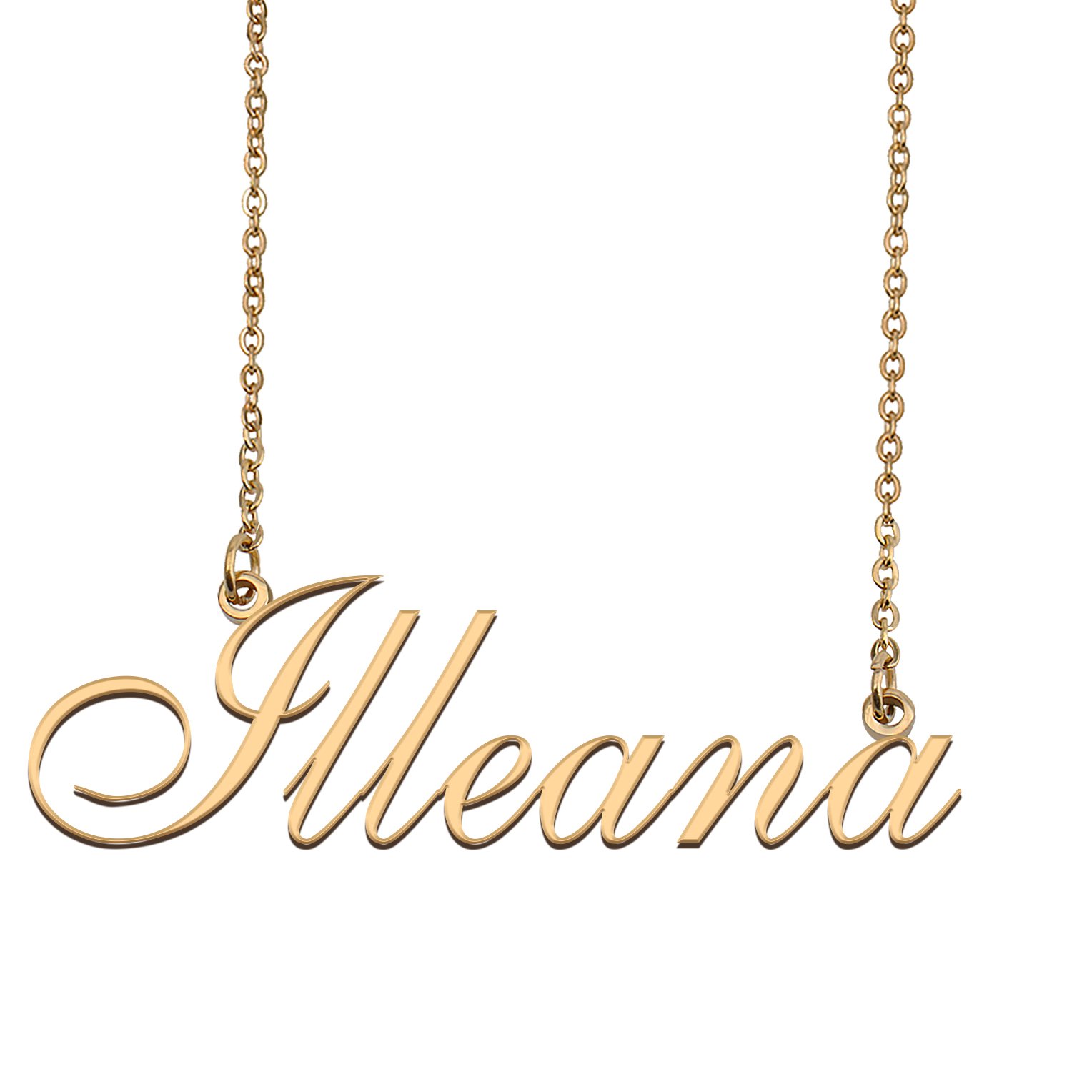 Personalized Custom 18k Gold Plated Any Name Necklace for Women Liz