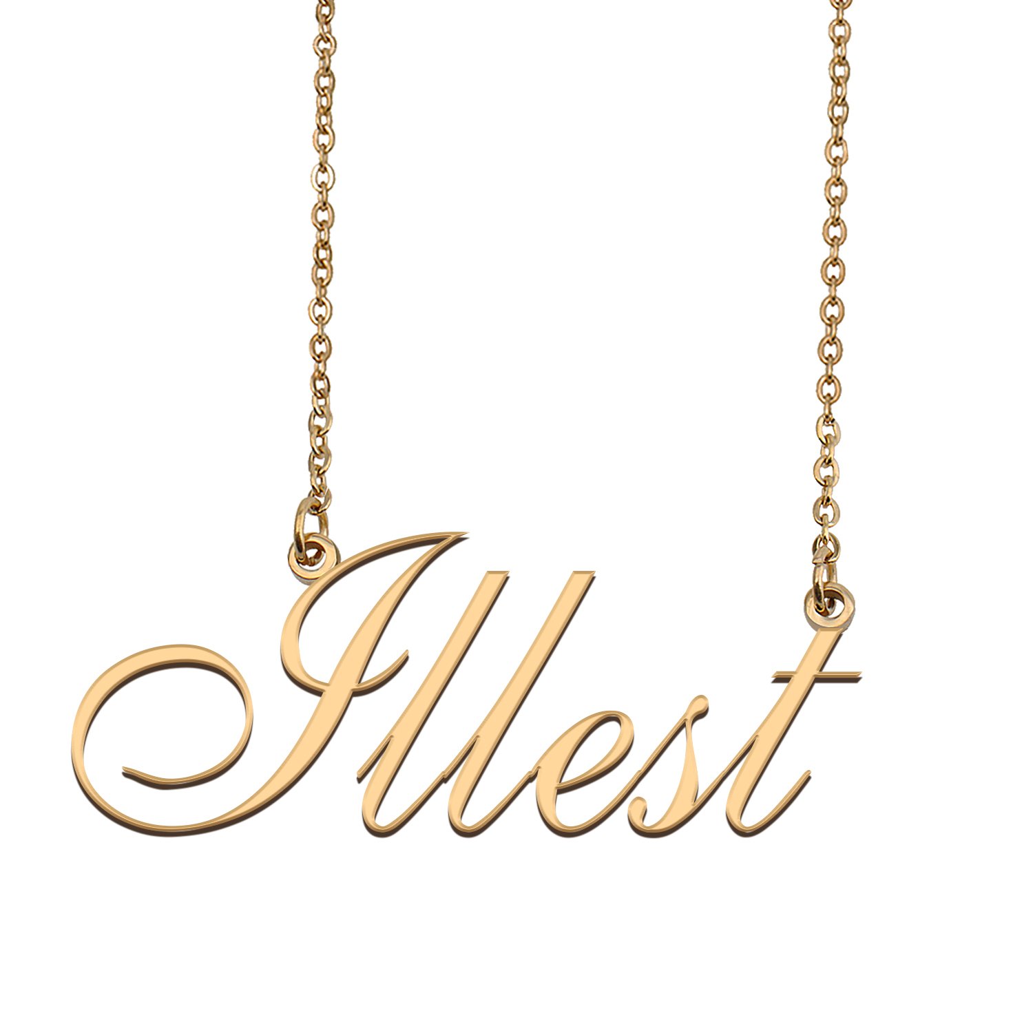 Personalized Custom 18k Gold Plated Any Name Necklace for Women Liza