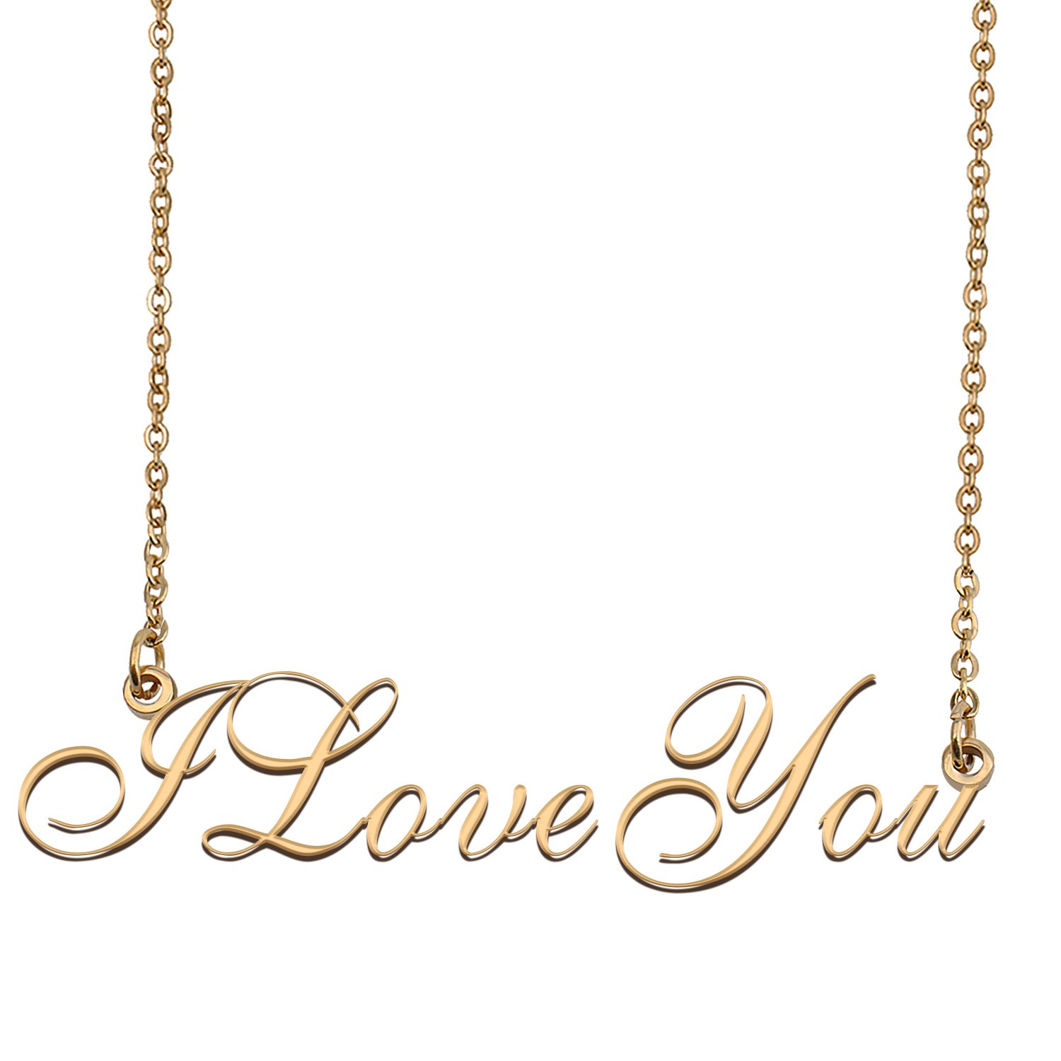 Personalized Custom 18k Gold Plated Any Name Necklace for Women Lizandro