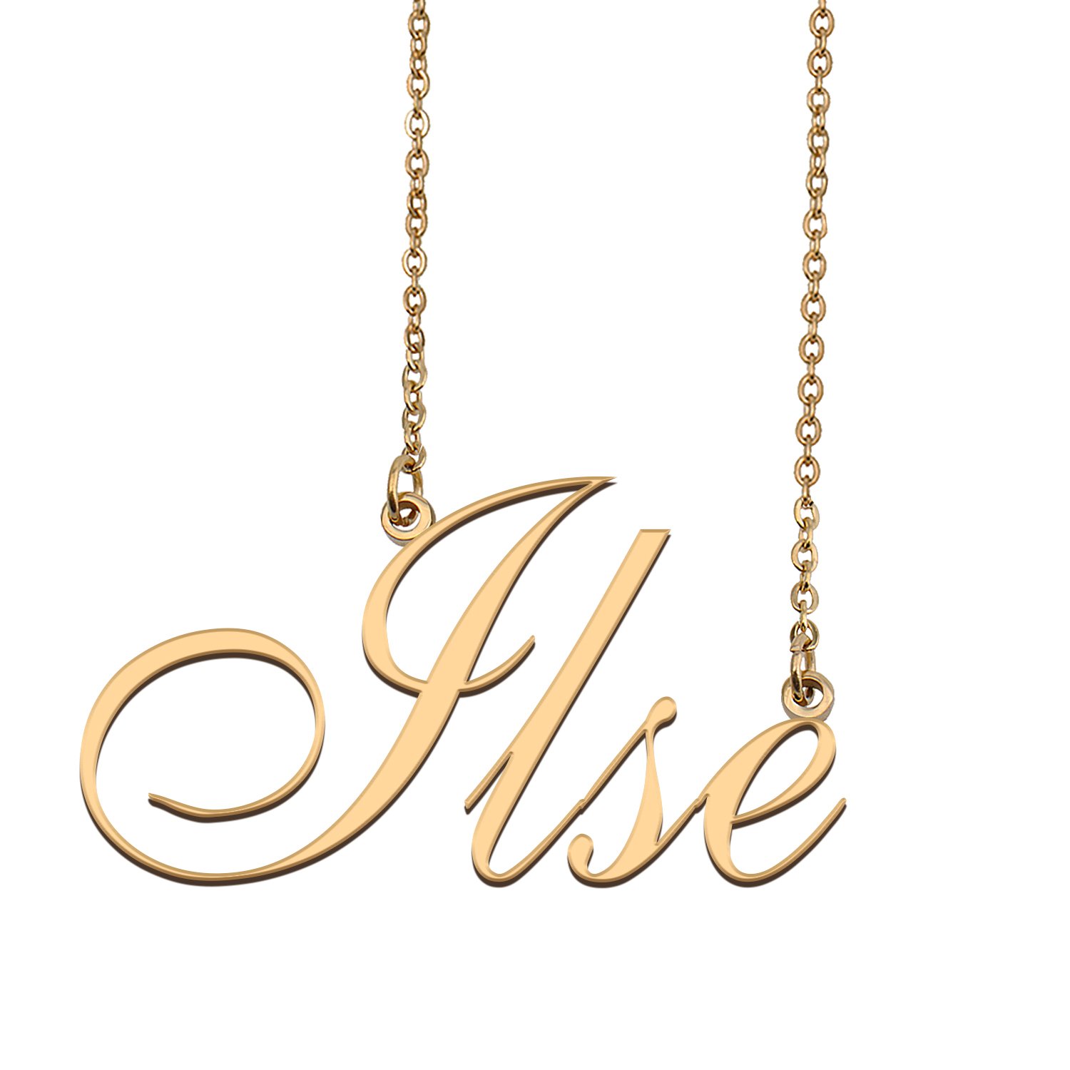 Personalized Custom 18k Gold Plated Any Name Necklace for Women Lizbeth
