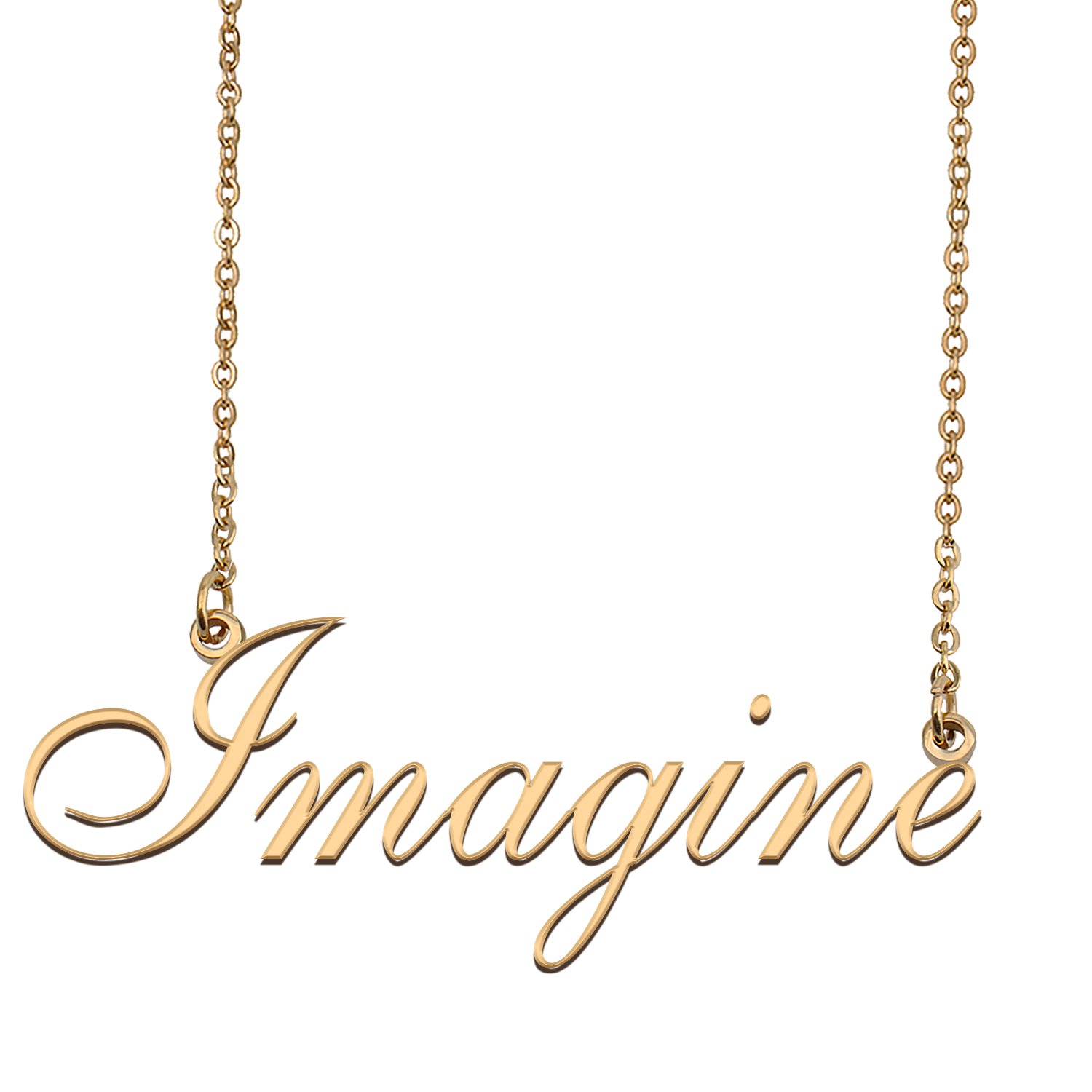 Personalized Custom 18k Gold Plated Any Name Necklace for Women Lizet
