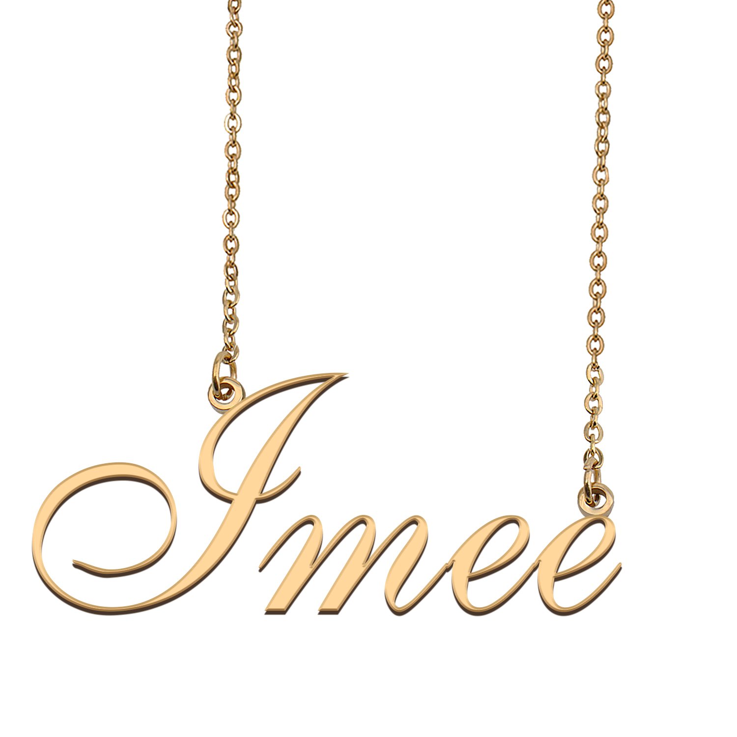 Personalized Custom 18k Gold Plated Any Name Necklace for Women Lizi