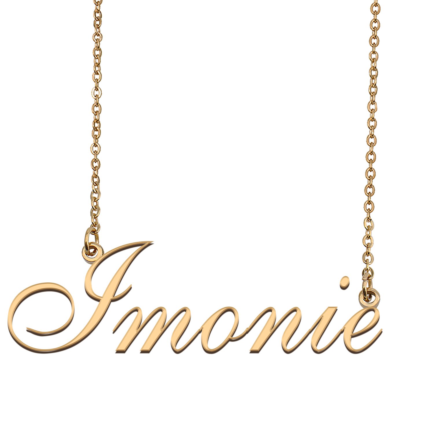 Personalized Custom 18k Gold Plated Any Name Necklace for Women Lizzie