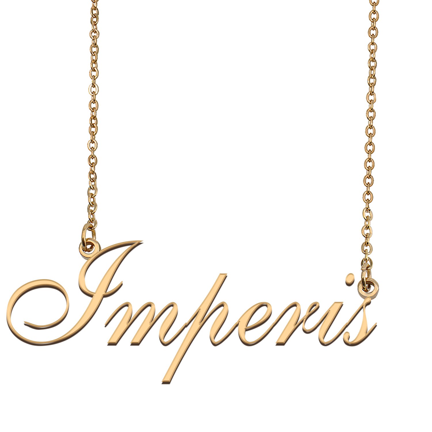 Personalized Custom 18k Gold Plated Any Name Necklace for Women Lloydering