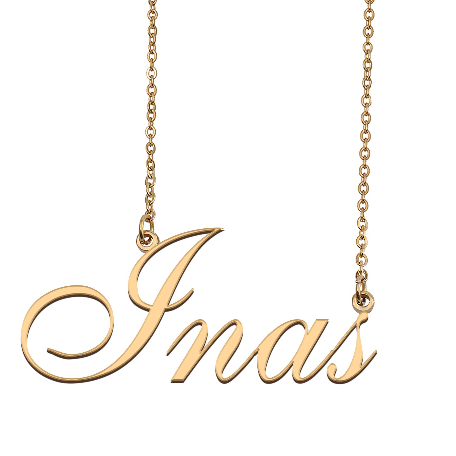 Personalized Custom 18k Gold Plated Any Name Necklace for Women Loey