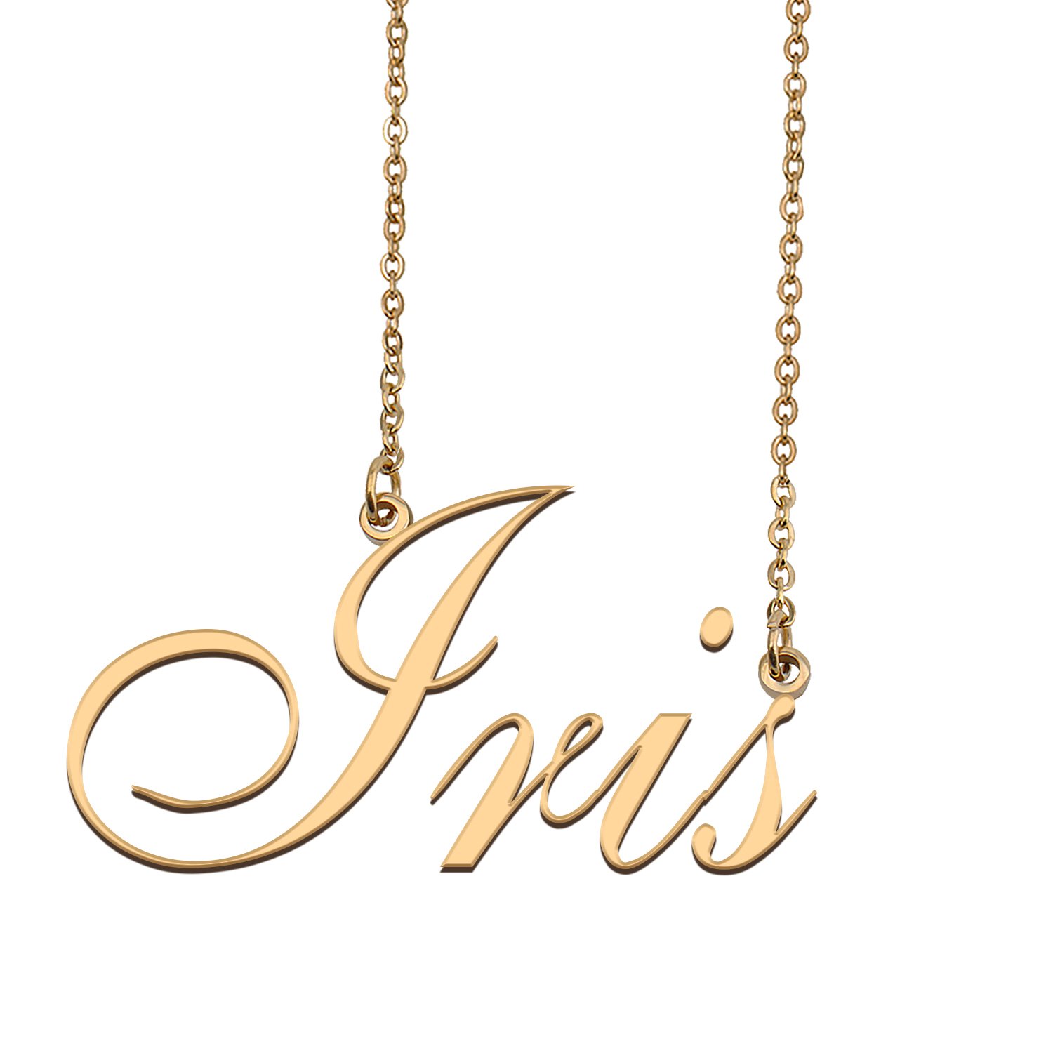 Personalized Custom 18k Gold Plated Any Name Necklace for Women Lorona