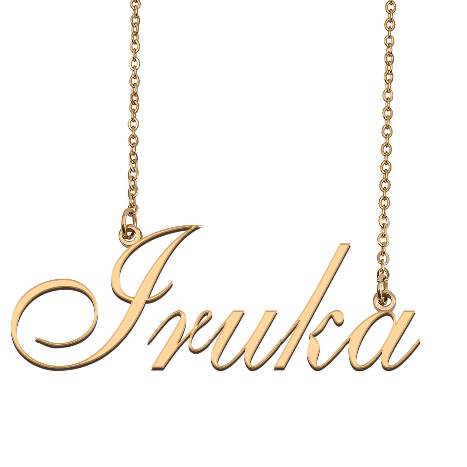 Personalized Custom 18k Gold Plated Any Name Necklace for Women Lorrie