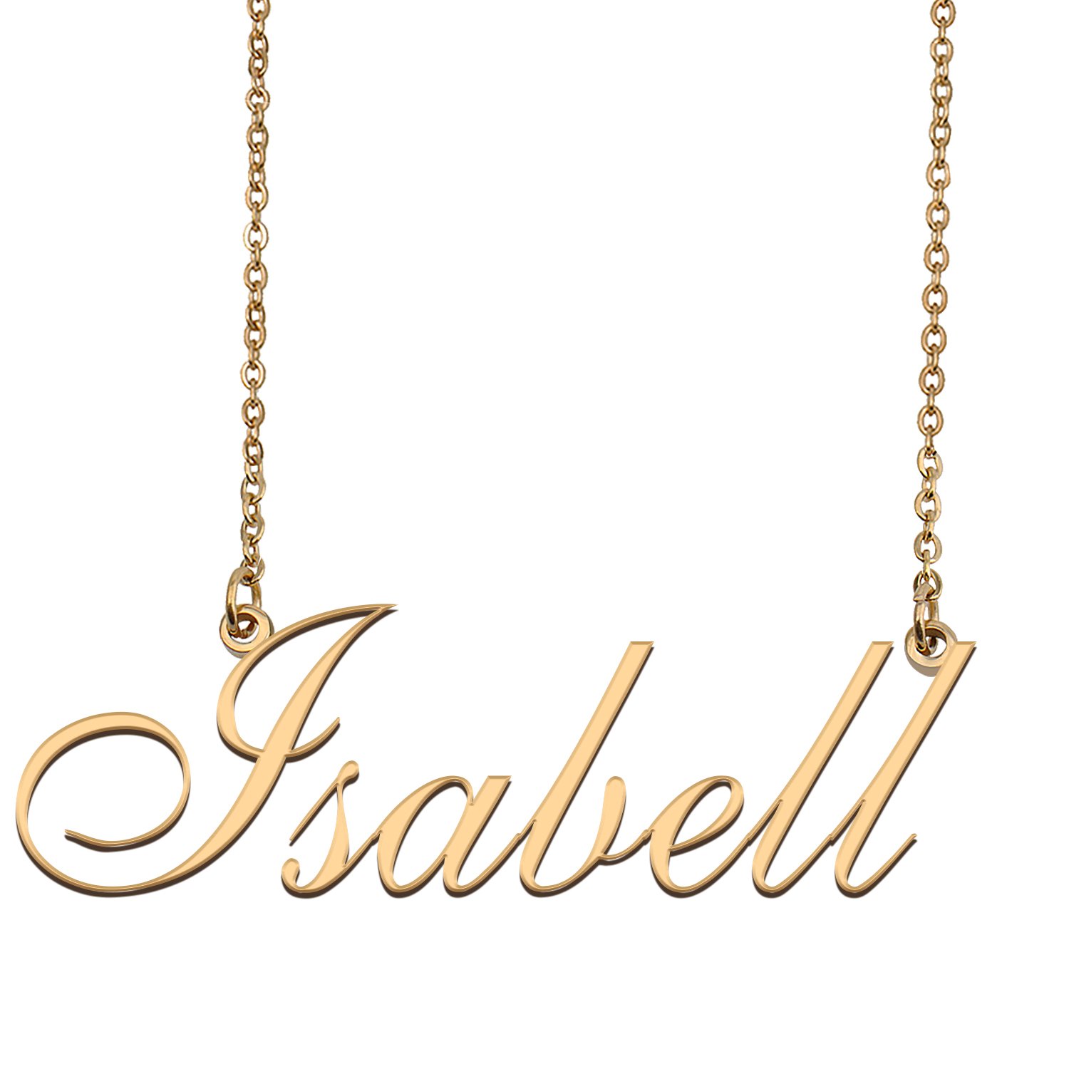 Personalized Custom 18k Gold Plated Any Name Necklace for Women Louie