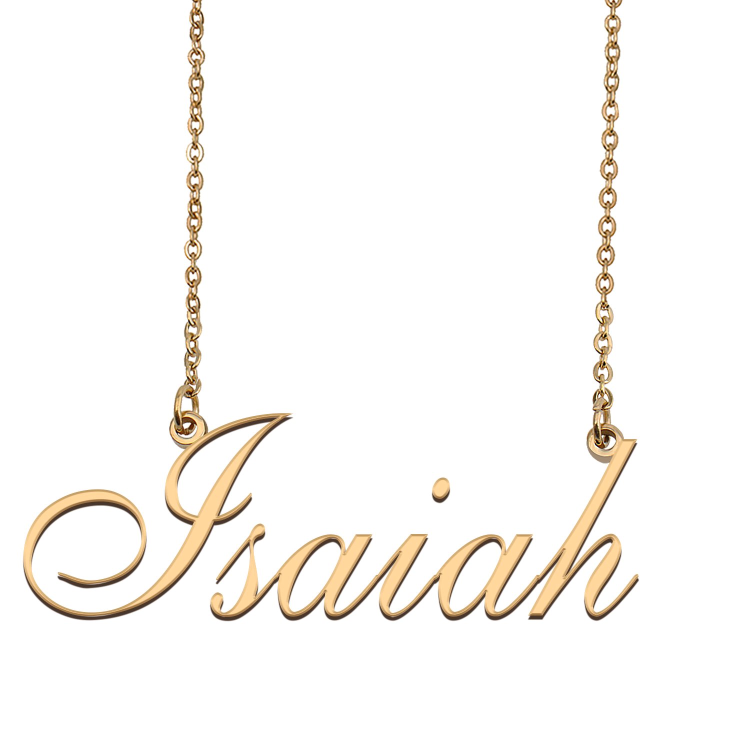 Personalized Custom 18k Gold Plated Any Name Necklace for Women Love