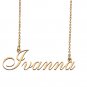 Personalized Custom 18k Gold Plated Any Name Necklace for Women Luiseling