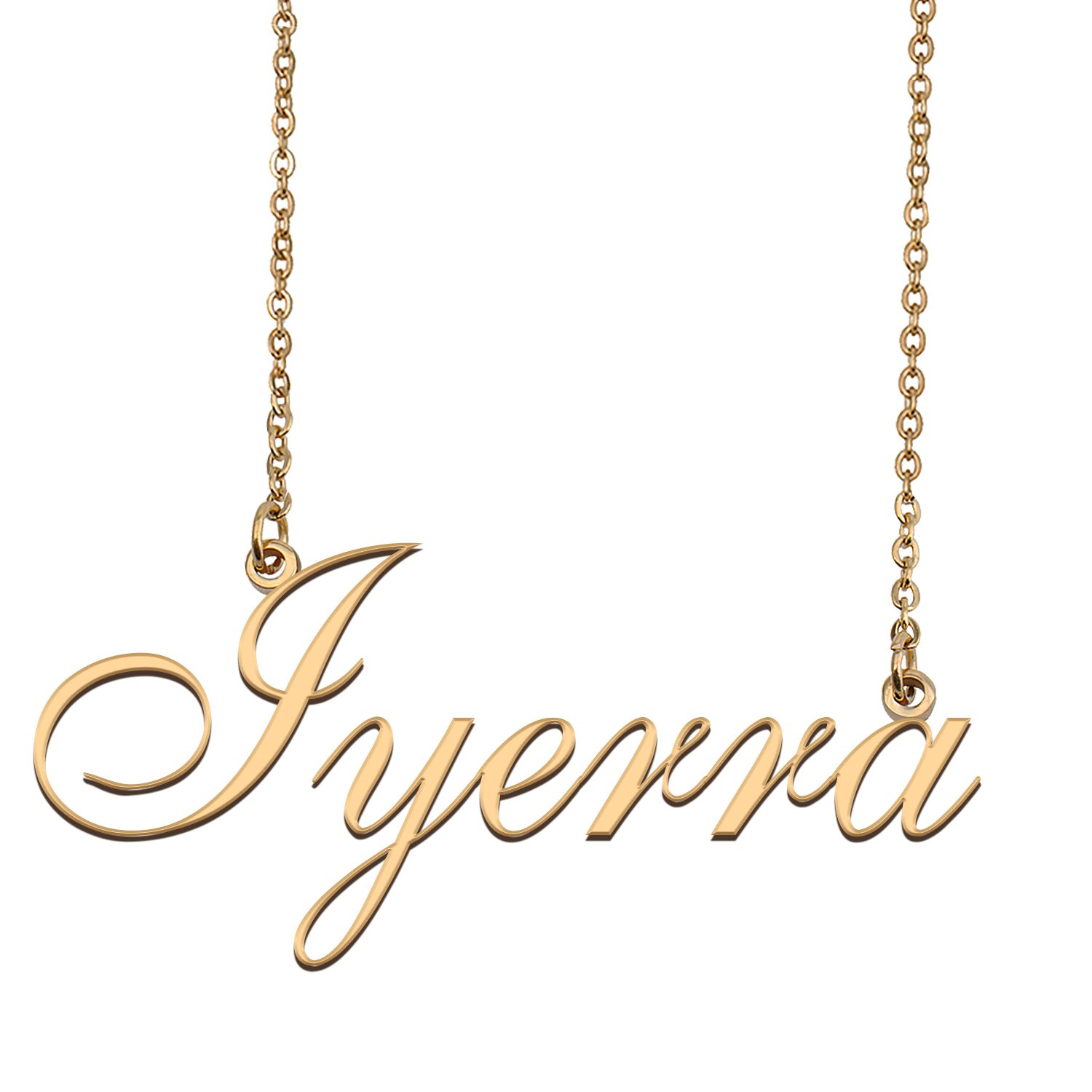 Personalized Custom 18k Gold Plated Any Name Necklace for Women Lupita
