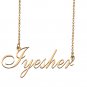 Personalized Custom 18k Gold Plated Any Name Necklace for Women Lussepussy