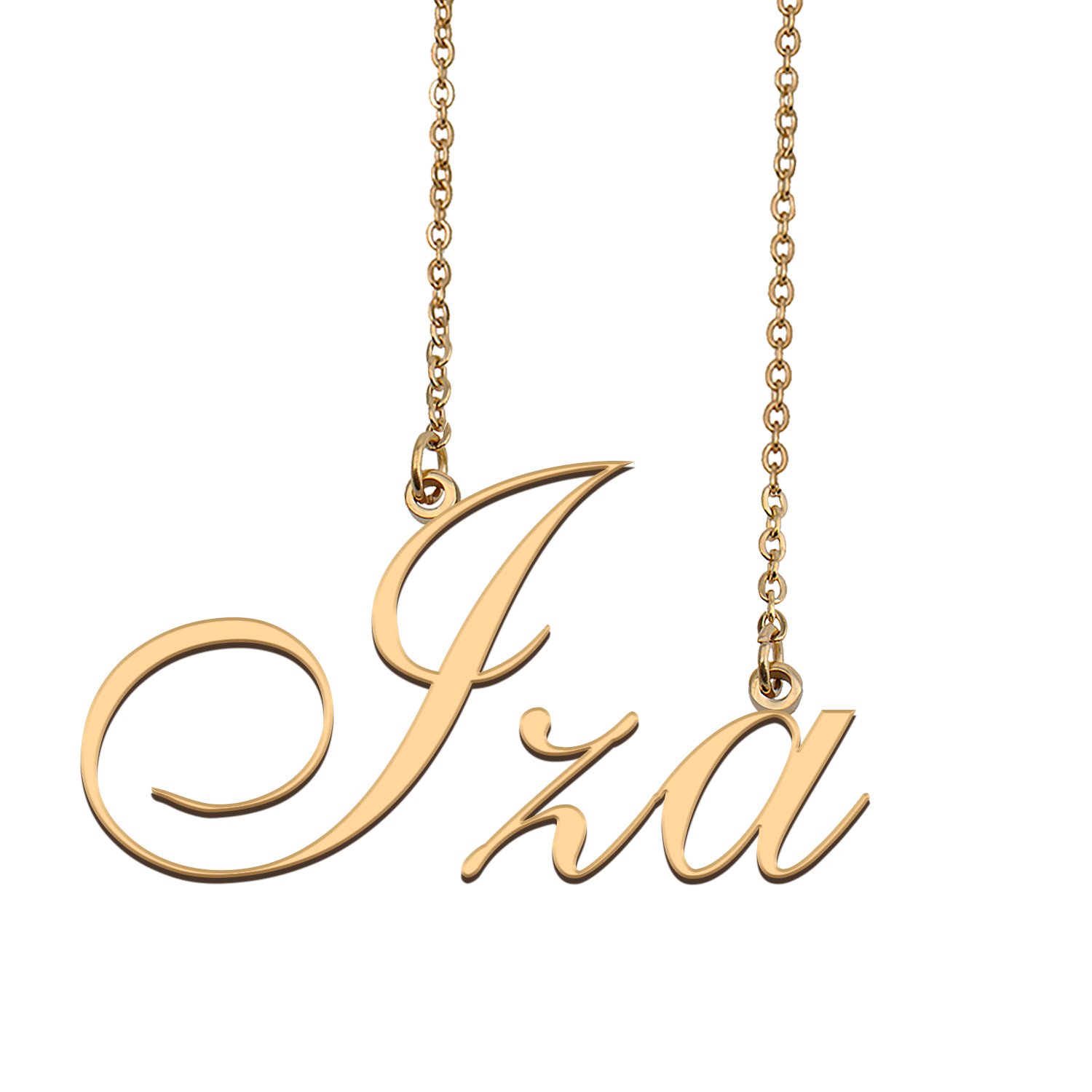 Personalized Custom 18k Gold Plated Any Name Necklace for Women Luz