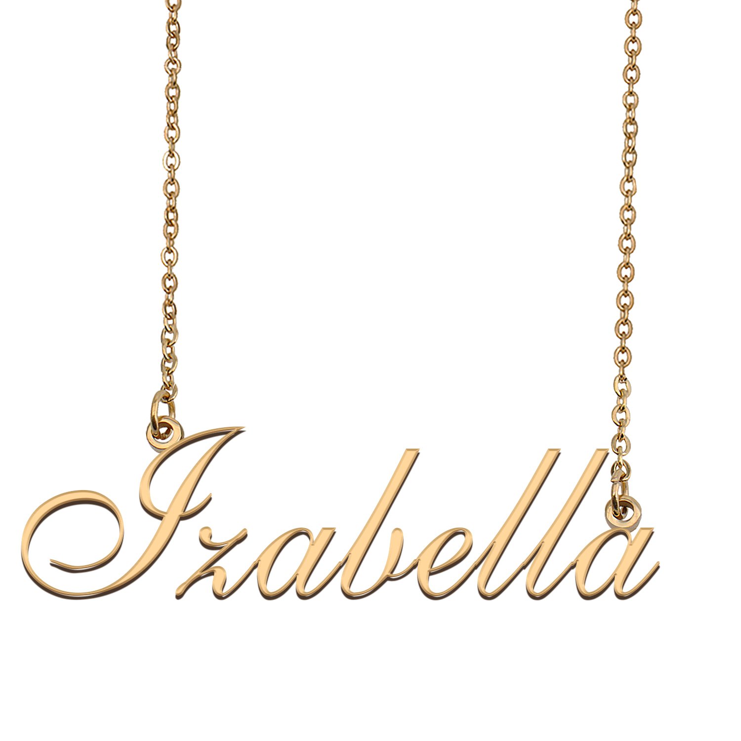 Personalized Custom 18k Gold Plated Any Name Necklace for Women Lyana