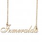 Personalized Custom 18k Gold Plated Any Name Necklace for Women Lyles
