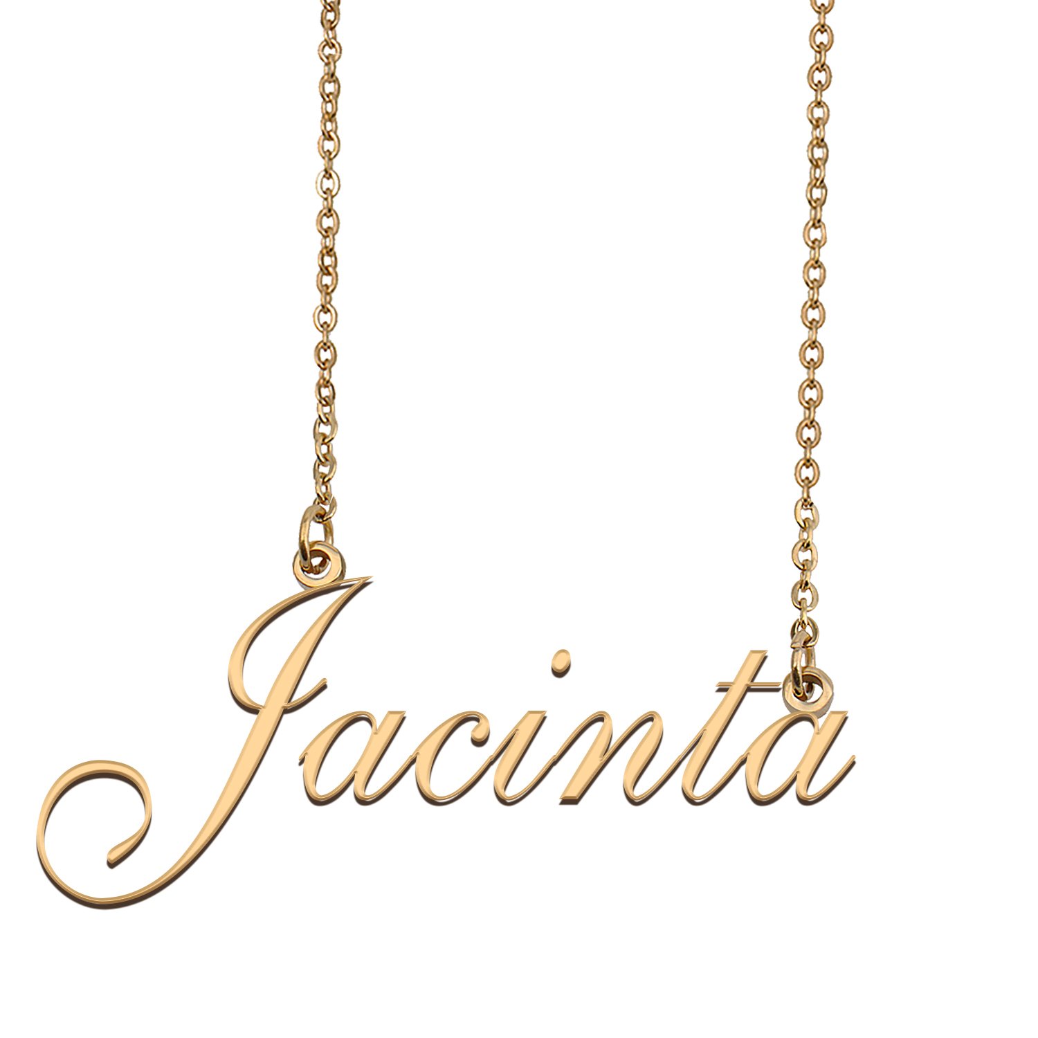 Personalized Custom 18k Gold Plated Any Name Necklace for Women Lyphuon