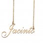 Personalized Custom 18k Gold Plated Any Name Necklace for Women Lyra