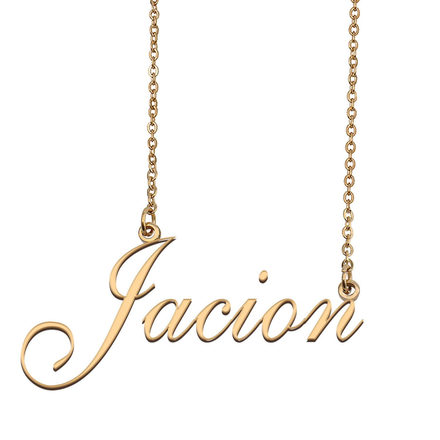 Personalized Custom 18k Gold Plated Any Name Necklace for Women Lyric
